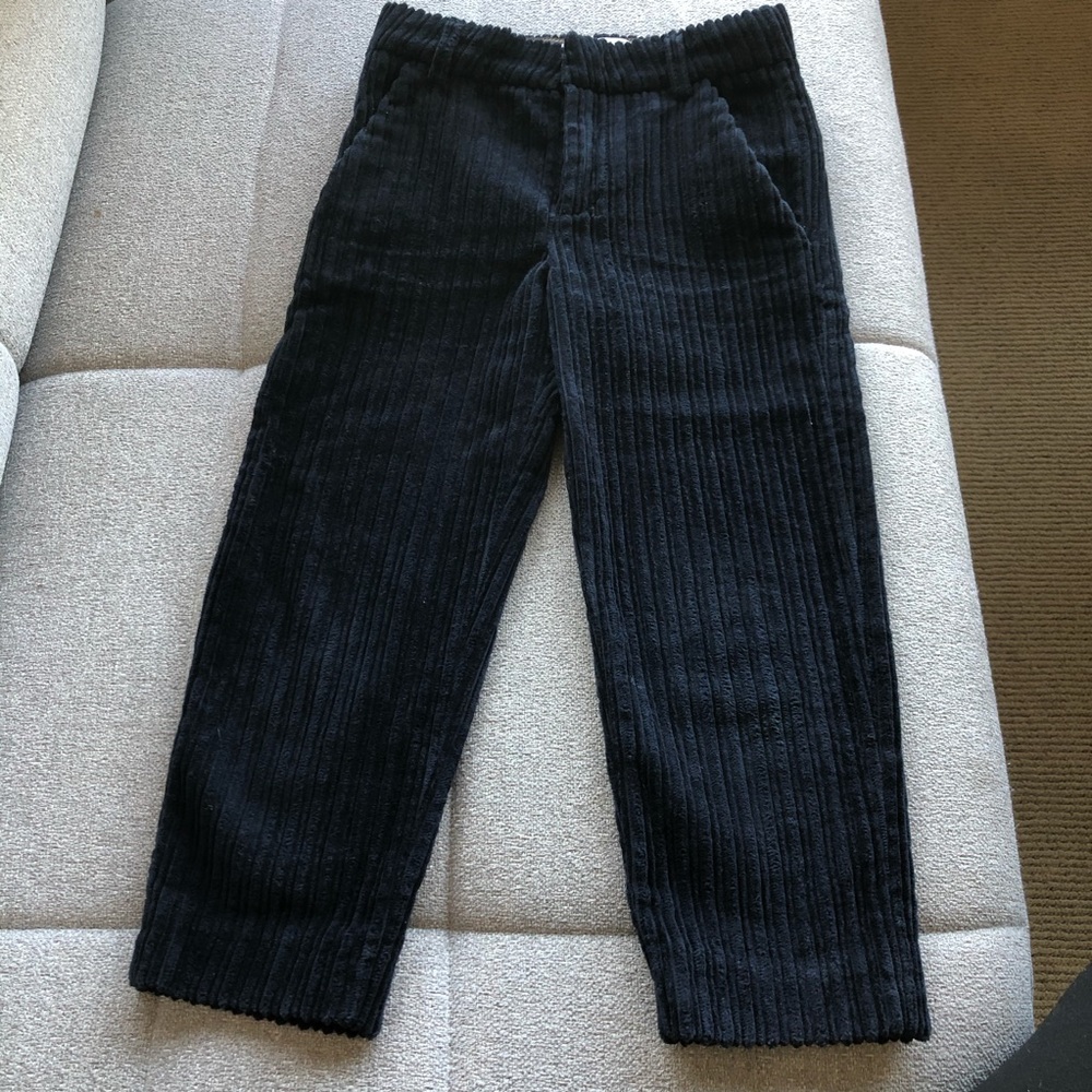 Zara wide wale corduroy pants.